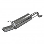 Auspuff Inoxcar Endschalldämpfer hinten 1X90 X-RACE FIAT PUNTO EVO 1.4 77cv 2009 diam 42