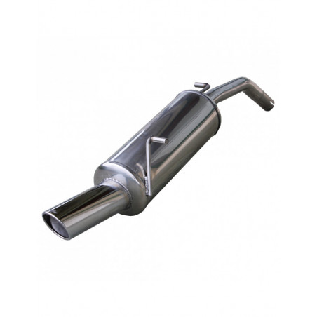 Scarico Inoxcar Silenziatore Terminale 1X90 X-RACE PEUGEOT 207 1.4 16V (90CV) dopo il 2006 diam 42