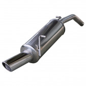 Scarico Inoxcar Silenziatore Terminale 1X90 X-RACE PEUGEOT 207 1.4 16V (90CV) dopo il 2006 diam 42