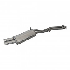 Scarico Inoxcar Silenziatore Terminale 2X70 RACING BMW E30 325i - 325iX