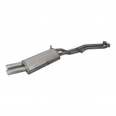Auspuff Inoxcar Endschalldämpfer hinten 2X70 RACING BMW E30 325i - 325iX