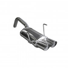 Inoxcar Exhaust Rear Silencer 2X70 RACING FIAT 500 1.4 16V (100HP) after 2007 diam 48