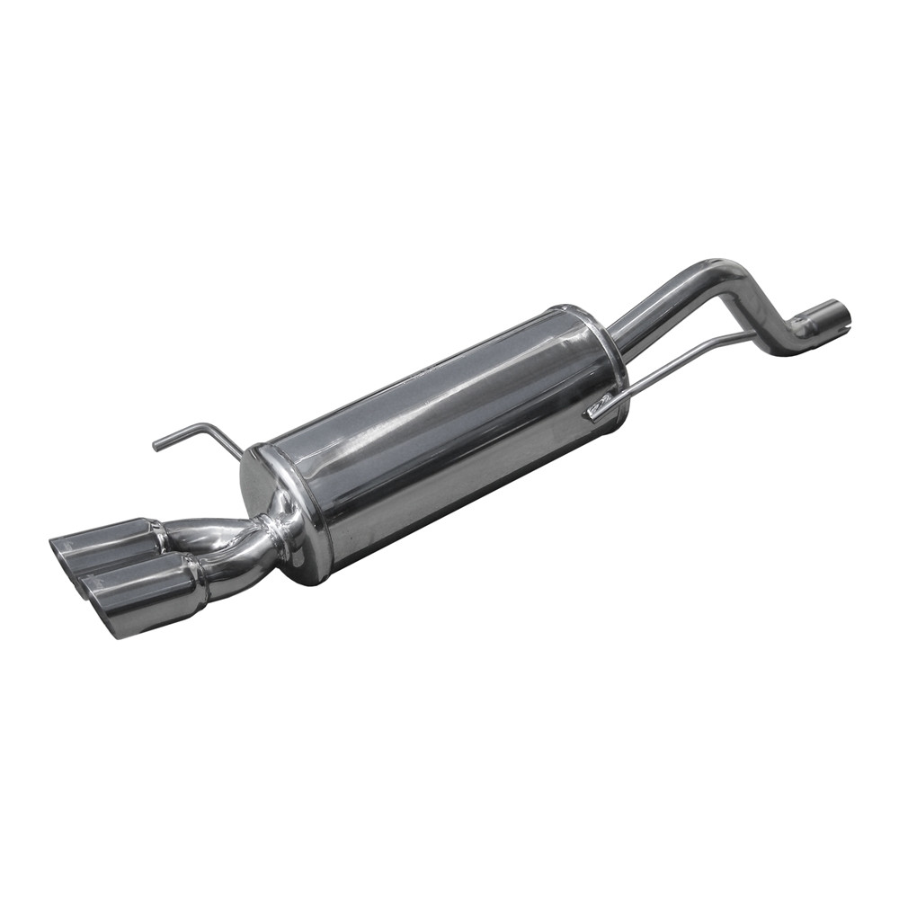 Scarico Inoxcar Silenziatore Terminale 2X70 RACING FIAT GRANDE PUNTO (Tipo 199) 1.4 TURBO T-JET (120CV) dopo il 2007 diam 50 - IC-FIPN1870 - FIPN.18.70 - 3661768114391
