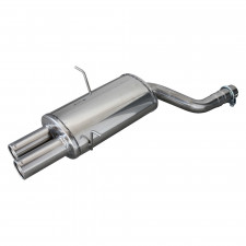 Inoxcar Exhaust Rear Silencer 2X76 BMW E46 323i-Ci-Xi (170HP) / 328 Ci (193HP) 1998-2000  diam 65