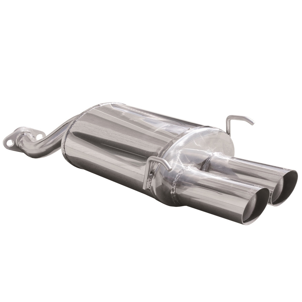 Inoxcar Exhaust Rear Silencer 2X76 RACING HONDA JAZZ 1.4 (83HP) after 2001 - IC-OVHO0176 - OVHO.01.76 - 3661768308837