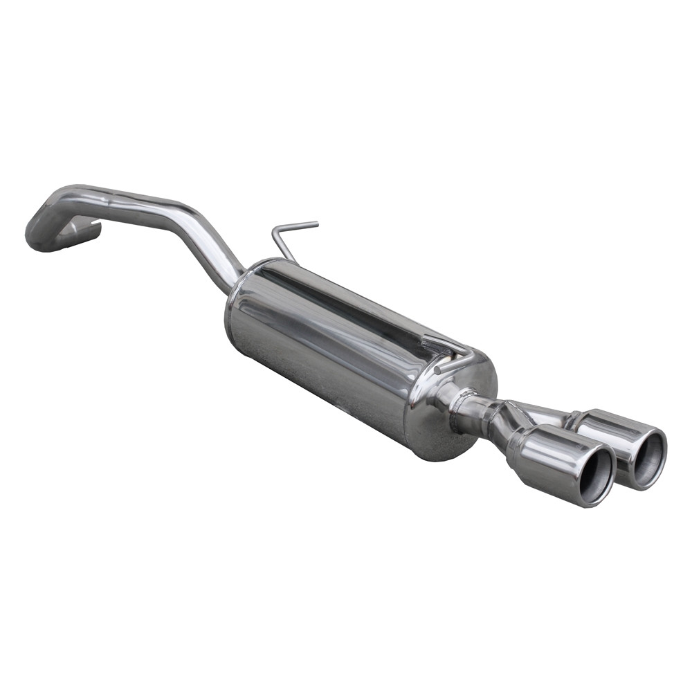 Scarico Inoxcar Silenziatore Terminale 2X80 AUDI A1 (Tipo 8X) 1.4 TURBO (122cv) dopo il 2011 - IC-AUA104D8 - AUA1.04.D8 - 3661768110461