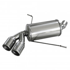 Scarico Inoxcar Silenziatore Terminale 2X80 BMW E87 serie 1 116i - 118i dopo il 2004
