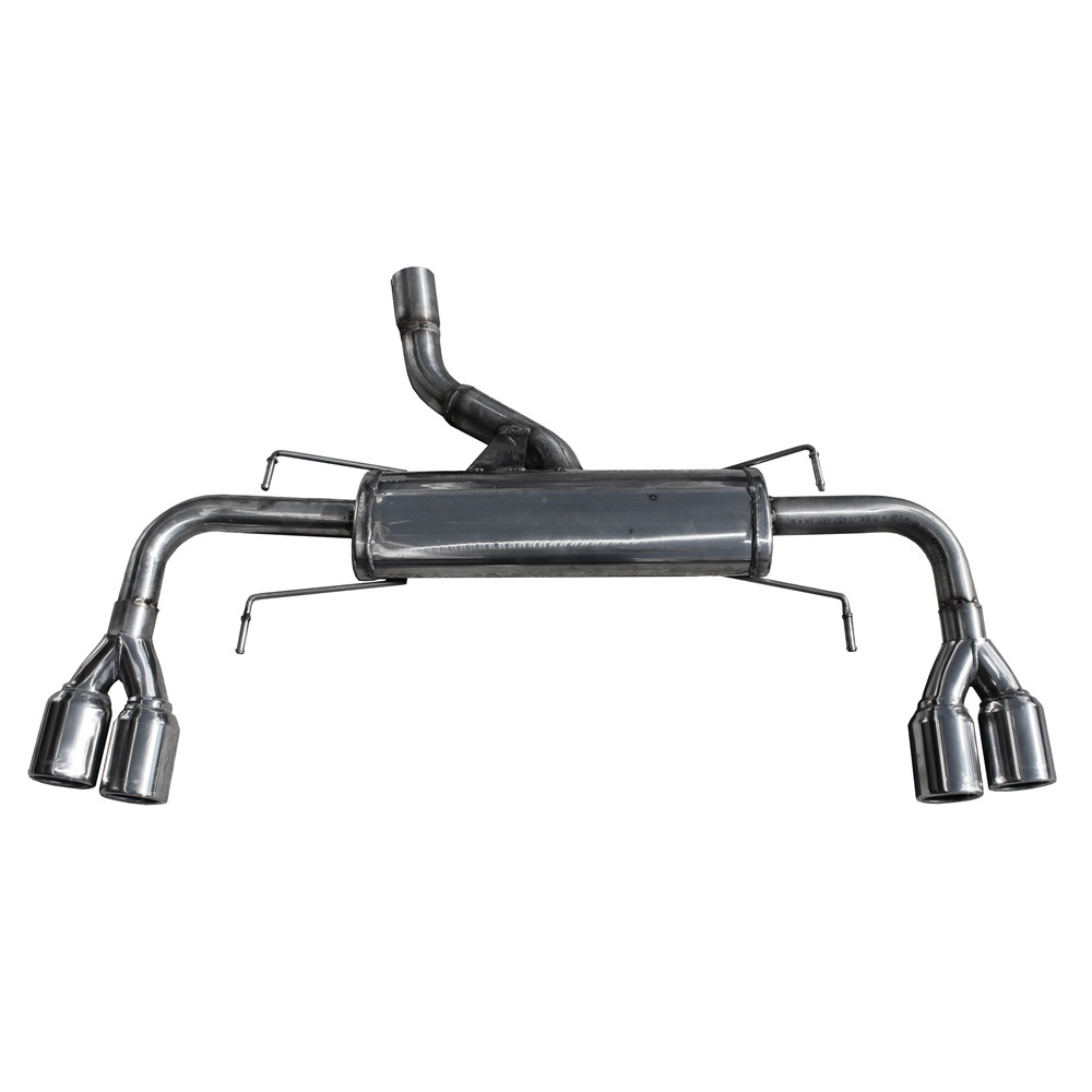 Echappement Inoxcar Silencieux Arrière 2X80 droit+gauche OPEL GT 2.0 16V TURBO 264cv après 2007 - IC-OPGT0180 - OPGT.01.80 - 3661768297117