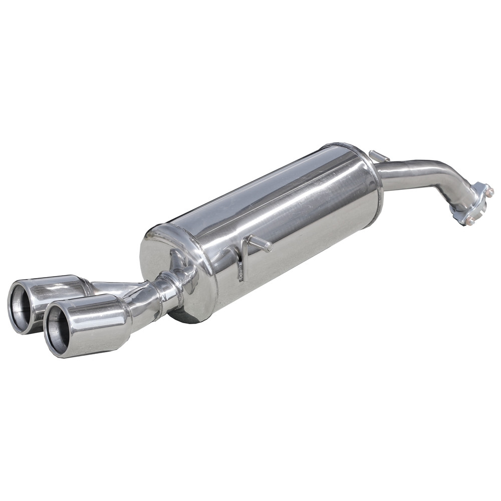 Inoxcar Exhaust Rear Silencer 2X80 PEUGEOT 208 1.6 16V TURBO GTi (200HP) after 2013 - IC-PE20801D8 - PE208.01.D8 - 3661768398067