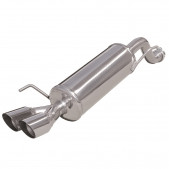 Scarico Inoxcar Silenziatore Terminale 2X80 RACING ALFA ROMEO MITO 1.6 JTDm (120CV) dopo il 2008 diam 55