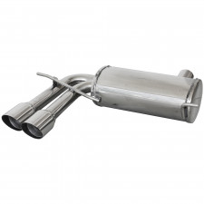 Scarico Inoxcar Silenziatore Terminale 2X80 RACING AUDI A3 (Tipo 8P) S3 2.0 TFSI (265CV) dopo il 2006 diam 65