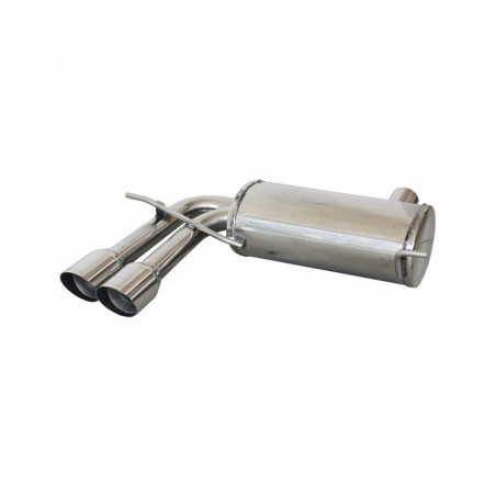 Inoxcar Exhaust Rear Silencer 2X80 RACING AUDI A3 (Type 8P) SPORTBACK S3 2.0 TFSI (265HP) after 2008 diam 65