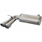 Inoxcar Exhaust Rear Silencer 2X80 RACING AUDI A3 (Type 8P) SPORTBACK S3 2.0 TFSI (265HP) after 2008 diam 65