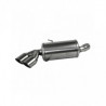 Inoxcar Exhaust Rear Silencer 2X80 RACING BMW E87 serie 1 116i - 118i after 2004