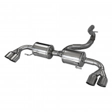 Scarico Inoxcar Silenziatore Terminale 2X80 RACING D+S AUDI A1 (8X) S1 2.0 TFSI (231cv) QUATTRO Sportback dopo il 2014