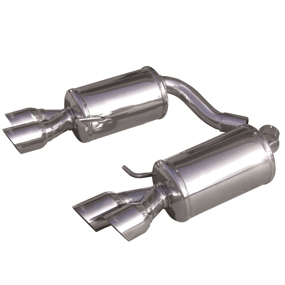 Auspuff Inoxcar Schalldämpfer Hinten 2X80 RACING rechts+links AUDI A4 Typ B8 S4 vorne 3.0 TFSI 333PS nach 2009 - IC-AUA412RA - AUA4.12.RA - 3661768111680