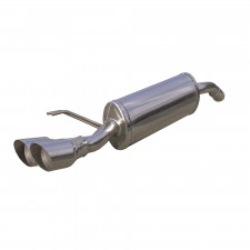 Scarico Inoxcar Silenziatore Terminale 2X80 RACING FIAT Bravo (Tipo 198) 1.4 T-JET SPORT (150CV) dopo il 2007 diam 54