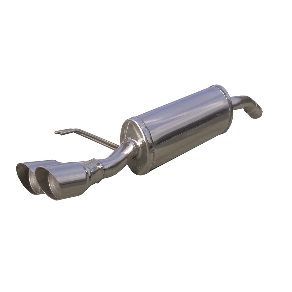 Inoxcar Exhaust Rear Silencer 2X80 RACING FIAT Bravo (Type 198) 1.4 T-JET SPORT (150HP) after 2007 diam 54 - IC-FIBR06RA - FIBR.06.RA - 3661768113189