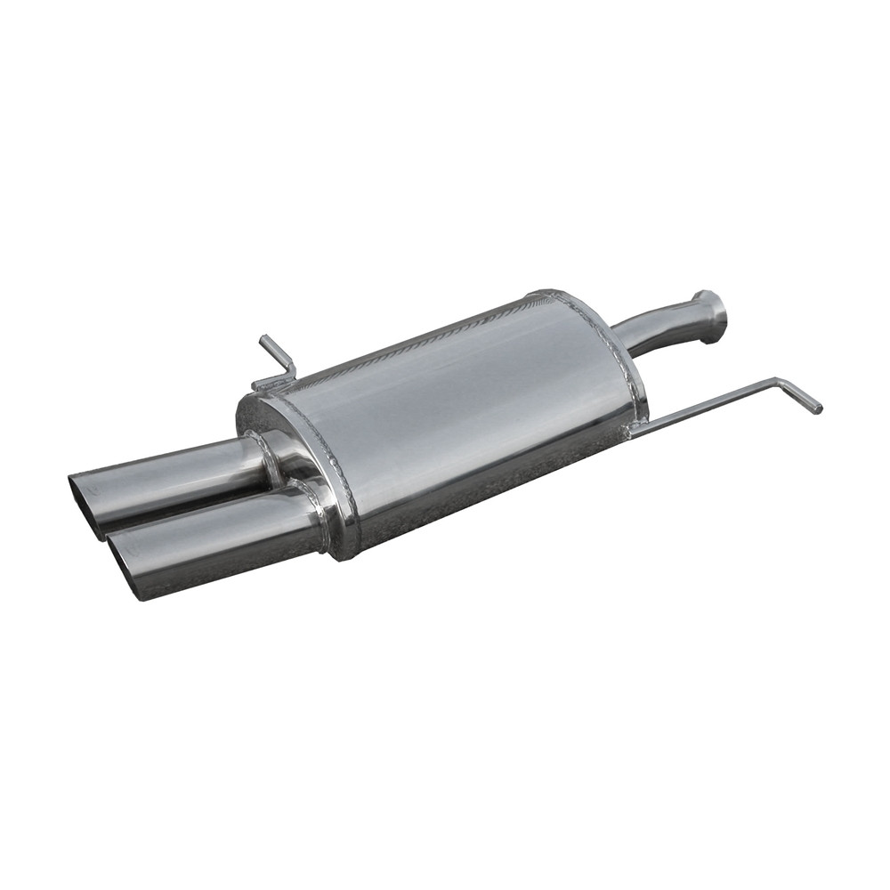 Auspuff Inoxcar Endschalldämpfer hinten 2X80 RACING PEUGEOT 307 SW 2.0 16V 138CV nach 2002 - IC-OVPE02RA - OVPE.02.RA - 3661768102701