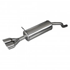 Auspuff Inoxcar Endschalldämpfer hinten 2X80 RACING RENAULT CLIO 4 1.2 GT 120cv nach 2013