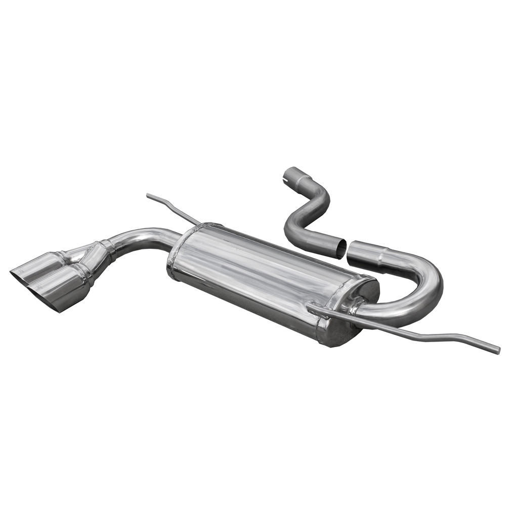 Scarico Inoxcar Silenziatore Terminale 2X80 RACING SEAT LEON II (Tipo 1P) 1.4 Tsi (125CV) dopo il 2010 - IC-SELE17RA - SELE.17.RA - 3661768345368