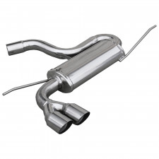 Scarico Inoxcar Silenziatore Terminale 2X80 RACING SEAT LEON II (Tipo 1P) 2.0 TSI CUPRA (240CV) dopo il 2006 diam 65