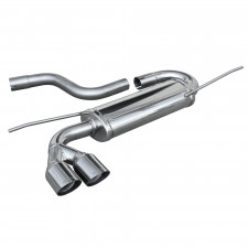 Auspuff Inoxcar Endschalldämpfer hinten 2X80 RACING VOLKSWAGEN GOLF 6 1.4 TSI 122CV nach 2008