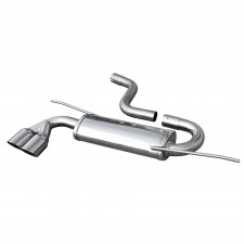 Scarico Inoxcar Silenziatore Terminale 2X80 RACING VOLKSWAGEN GOLF 6 1.4 TSI (160CV) dopo il 2009 diam 55