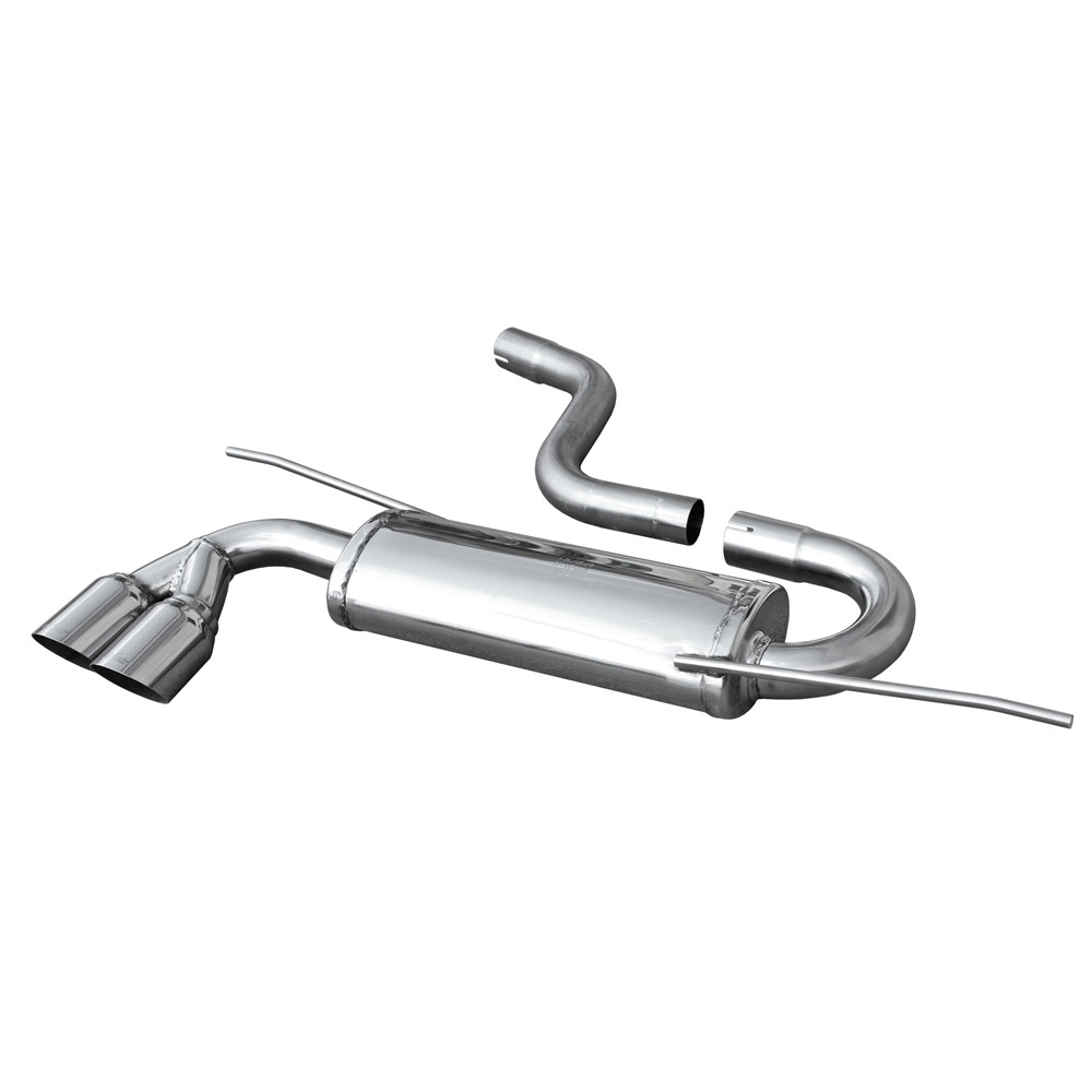 Inoxcar Exhaust Rear Silencer 2X80 RACING VOLKSWAGEN GOLF 6 1.4 TSI (160HP) after 2009 diam 55 - IC-WGO39RA - WGO.39.RA - 3661768368404