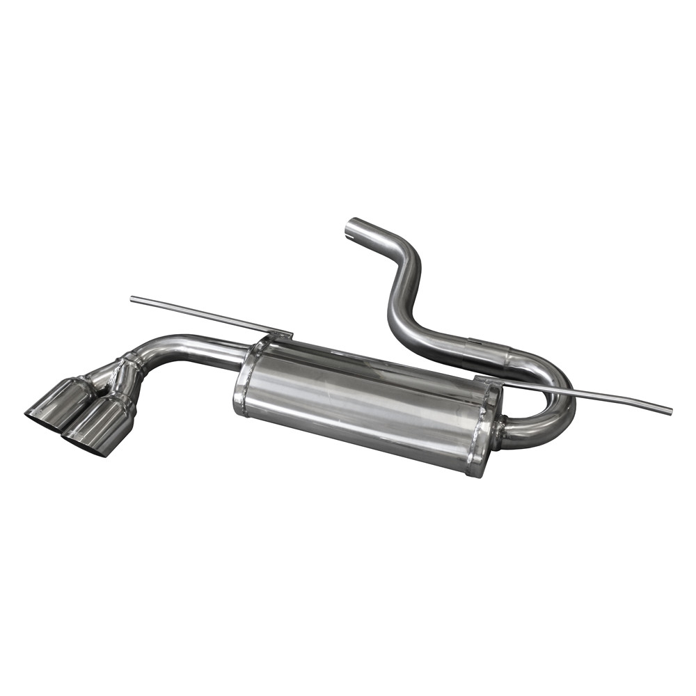 Scarico Inoxcar Silenziatore Terminale 2X80 RACING VOLKSWAGEN GOLF 7 1.4 (125cv) dopo il 2013 - IC-WGO55RA - WGO.55.RA - 3661768399026