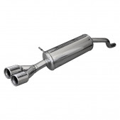 Auspuff Inoxcar Endschalldämpfer hinten 2X80 RENAULT CLIO 4 1.2 GT 120cv nach 2013