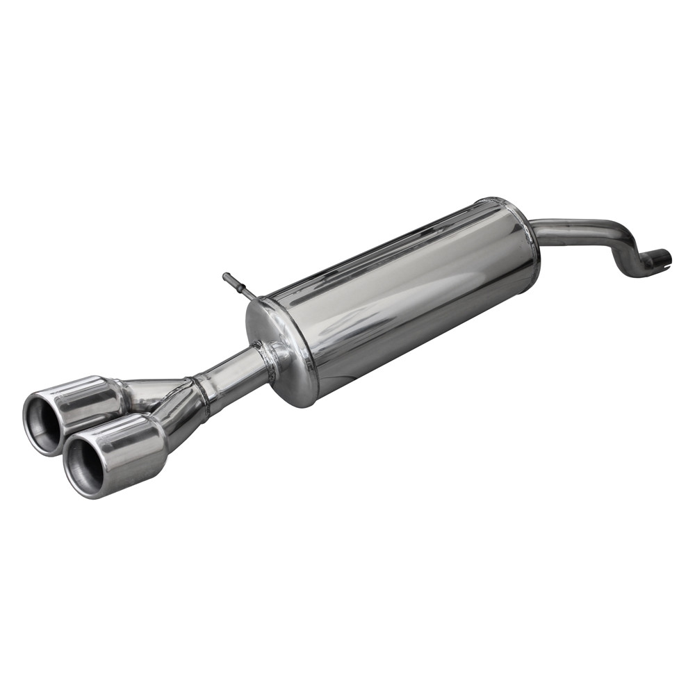Scarico Inoxcar Silenziatore Terminale 2X80 RENAULT CLIO 4 1.2 GT (120cv) dopo il 2013 - IC-RECL3580 - RECL.35.80 - 3661768678978