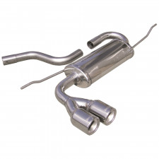 Inoxcar Exhaust Rear Silencer 2X80 SEAT LEON II (Type 1P) 1.6 (102HP) after 2005