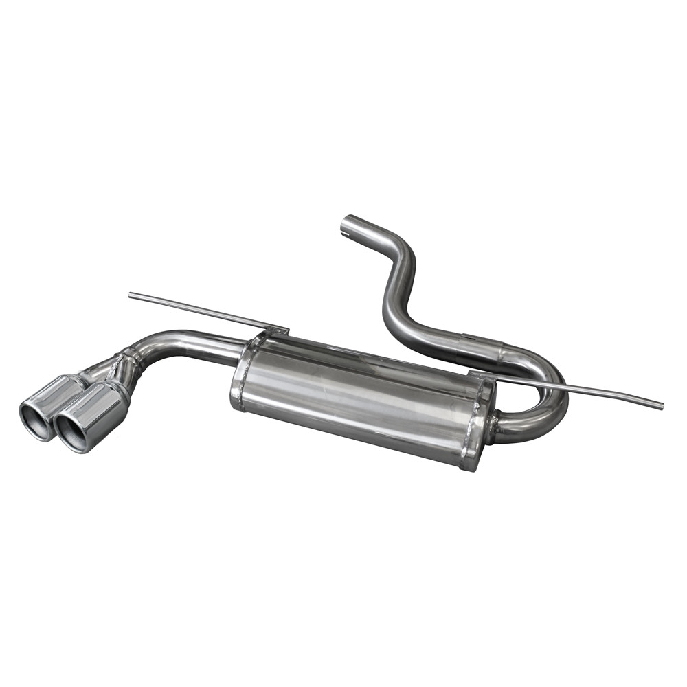 Inoxcar Exhaust Rear Silencer 2X80 VOLKSWAGEN GOLF 7 1.4 (125HP) after 2013 - IC-WGO5580 - WGO.55.80 - 3661768399019
