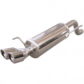 Scarico Inoxcar Silenziatore Terminale 2X80 X-RACE ABARTH GRANDE PUNTO 1.4 T-JET (155CV) dopo il 2007 diam 55