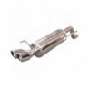 Scarico Inoxcar Silenziatore Terminale 2X80 X-RACE ABARTH GRANDE PUNTO 1.4 T-JET (155CV) dopo il 2007 diam 55