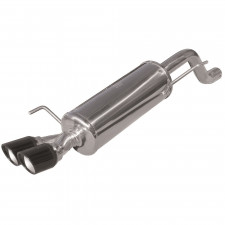 Inoxcar Exhaust Rear Silencer 2X80 X-RACE BLACK EDITION ABARTH GRANDE PUNTO 1.4 T-JET (155HP) after 2007 diam 55