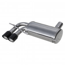 Inoxcar Exhaust Rear Silencer 2X80 X-RACE BLACK EDITION AUDI A3 (Type 8P) S3 2.0 TFSI (265HP) after 2006 diam 65