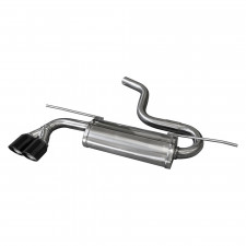 Inoxcar Exhaust Rear Silencer 2X80 X-RACE BLACK EDITION VOLKSWAGEN GOLF 7 1.4 (125HP) after 2013
