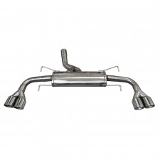 Inoxcar Exhaust Rear Silencer 2X80 X-RACE right+left OPEL GT 2.0 16V TURBO (264HP) after 2007