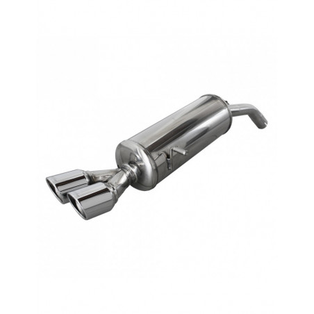 Inoxcar Exhaust Rear Silencer 2X80 X-RACE PEUGEOT 208 1.6 16V TURBO GTi 30TH (208HP) after 2015 diam 55