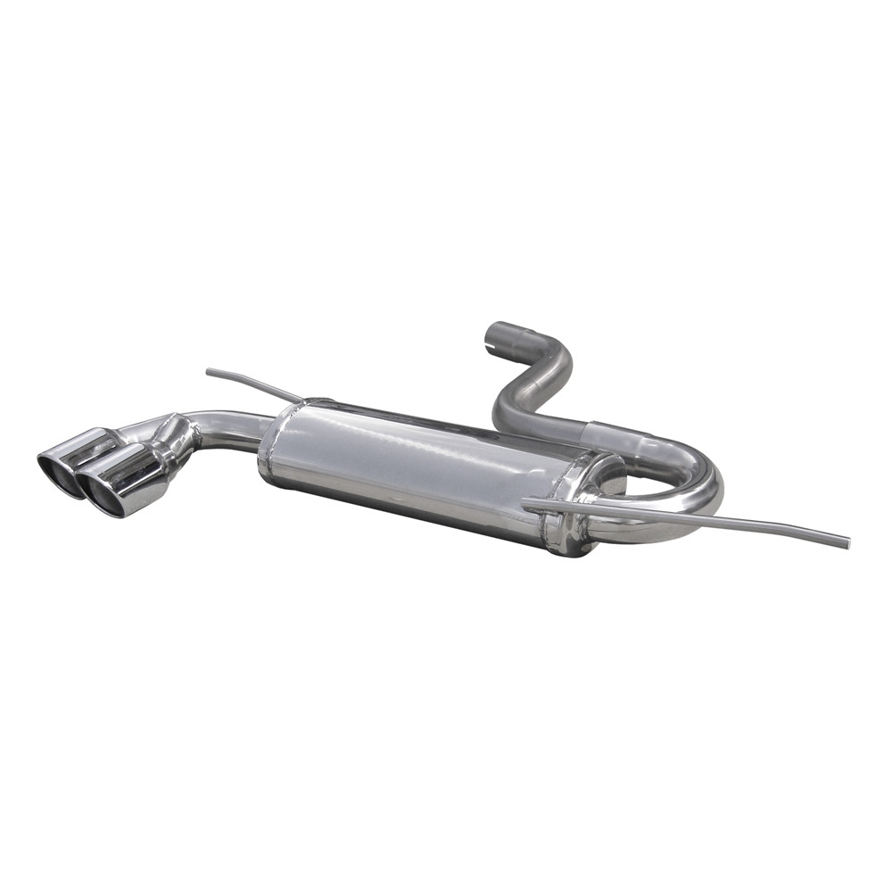 Inoxcar Exhaust Rear Silencer 2X80 X-RACE VOLKSWAGEN GOLF 6 1.4 TSI (160HP) after 2009 diam 55 - IC-WGO39XR80 - WGO.39.XR80 - 3661768368428