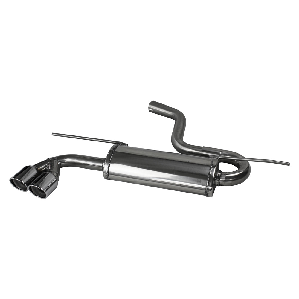 Inoxcar Exhaust Rear Silencer 2X80 X-RACE VOLKSWAGEN GOLF 7 1.4 (125HP) after 2013 - IC-WGO55XR80 - WGO.55.XR80 - 3661768368671