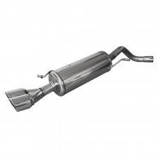 Scarico Inoxcar Silenziatore Terminale 2X80 X-RACE VOLKSWAGEN POLO (tipo 6C) 1.8 GTi (192cv) dopo il 2015  diam 55