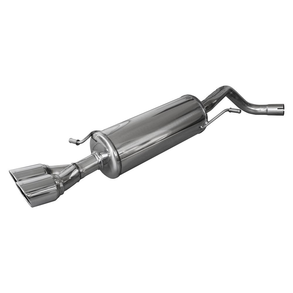 Inoxcar Exhaust Rear Silencer 2X80 X-RACE VOLKSWAGEN POLO (type 6C) 1.8 GTi (192HP) after 2015  diam 55 - IC-WPO21XR80 - WPO.21.XR80 - 3661768369173