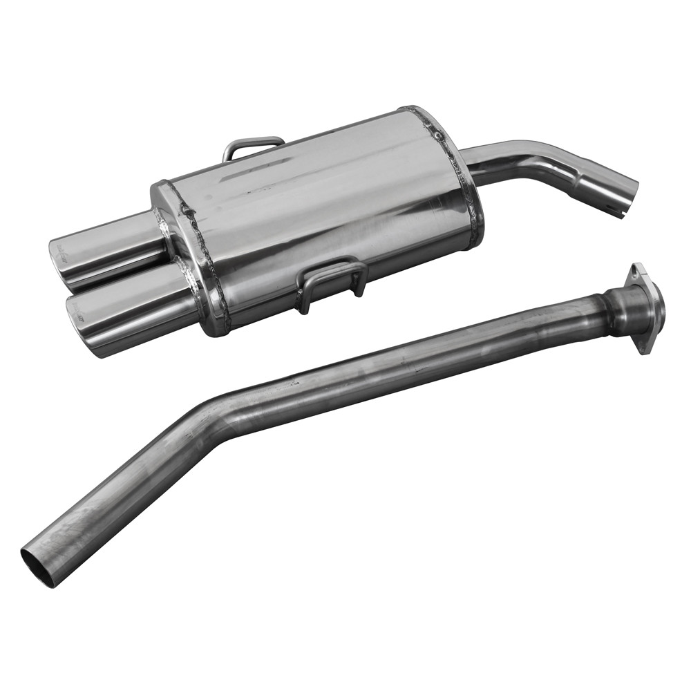 Echappement Inoxcar Silencieux Arrière 2X90X70 BMW E36 320i après 1992 - IC-OVBM0190 - OVBM.01.90 - 3661768615324
