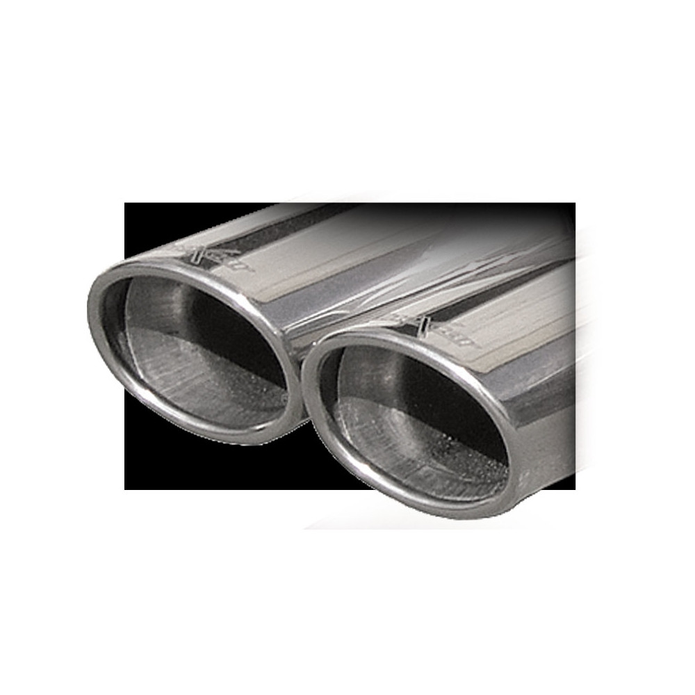 Inoxcar Exhaust Rear Silencer 2X90X70 right+left AUDI A6 (Type 4F) S6 before 5.2 FSI (435HP) after 2009 - IC-AUA60290 - AUA6.02.90 - 3661768111857