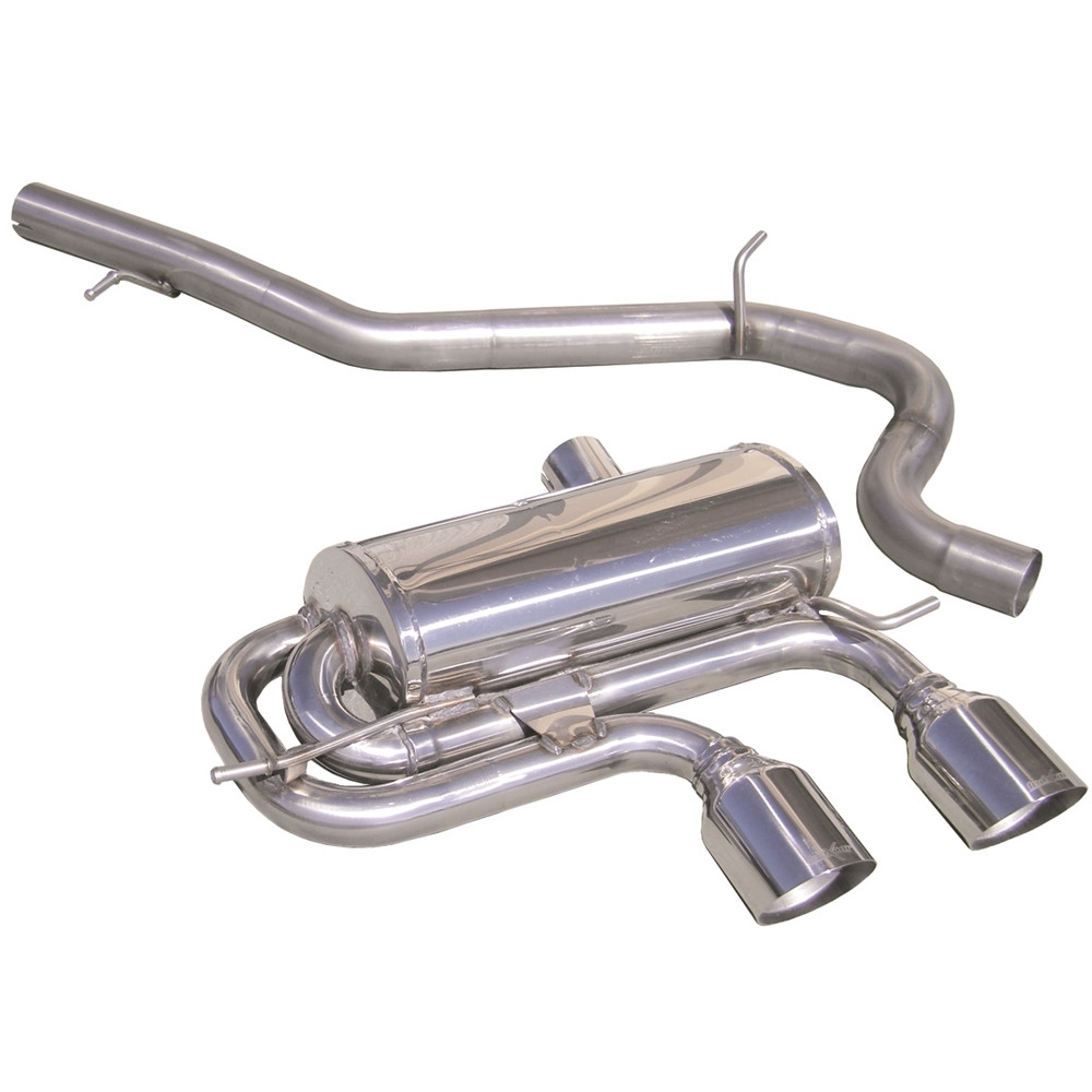 Inoxcar Exhaust Rear Silencer Central 2X102 RACING VOLKSWAGEN GOLF 6 2.0 R TSI 4MOTION (270HP) after 2010 - IC-WGO41102R - WGO.41.102R - 3661768368503