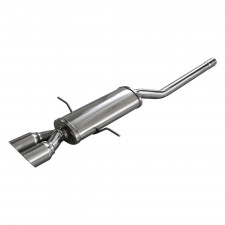 Inoxcar Exhaust Rear Silencer Central 2X80 RACING MINI COOPER 1.6 S (184HP) 2011 diam 55 (Type R56)