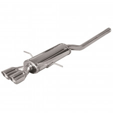 Auspuff Inoxcar Mittelschalldämpfer hinten 2X80 X-RACE MINI COOPER 1.6 J.COOPER WORKS 211CV 2009-2012 Typ R56